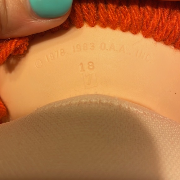 Cabbage Patch Vintage Red Hair 1983 Doll - Picture 8 of 8